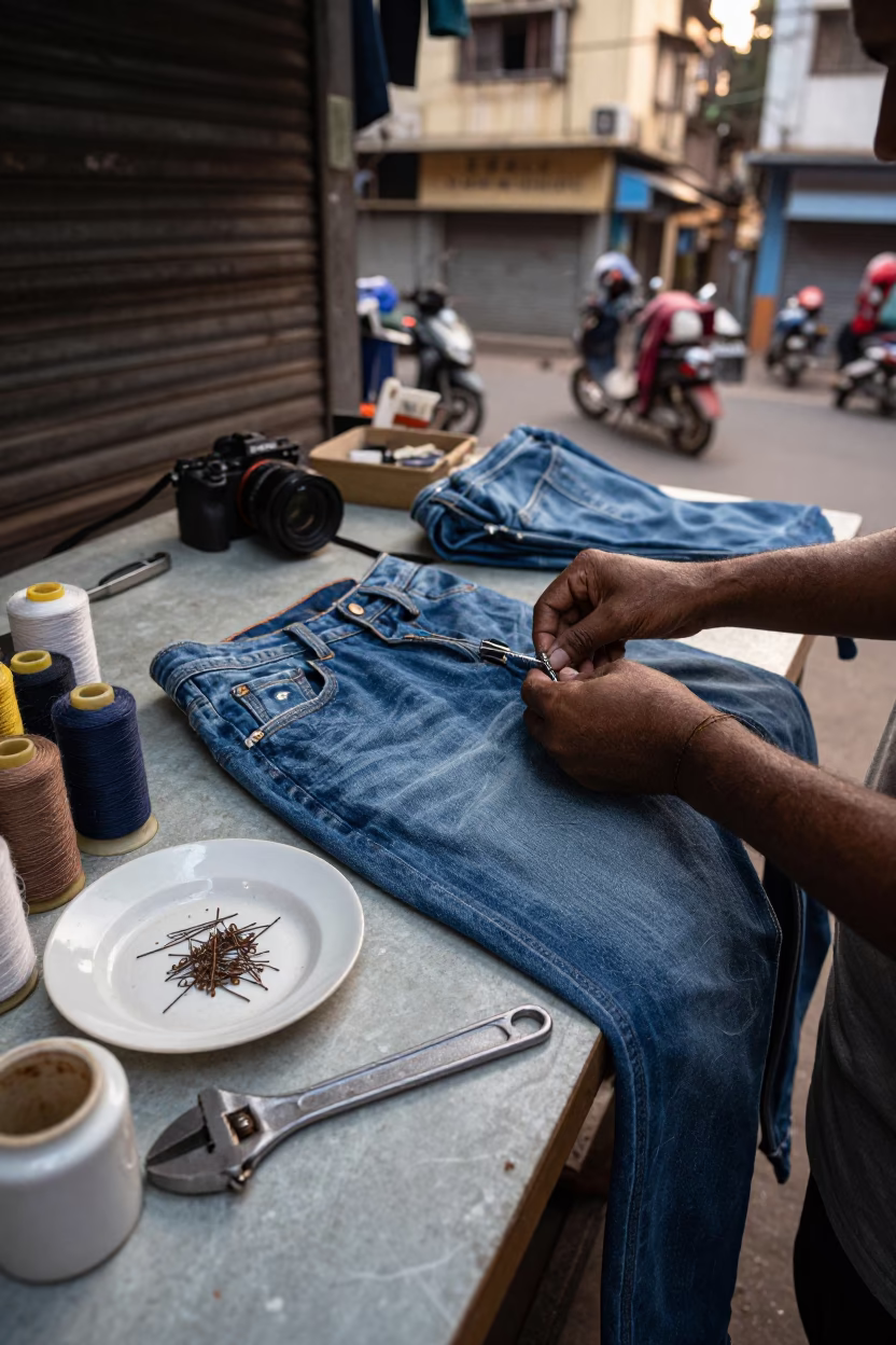 Repairing Jeans in Chennai in in Chennai, India