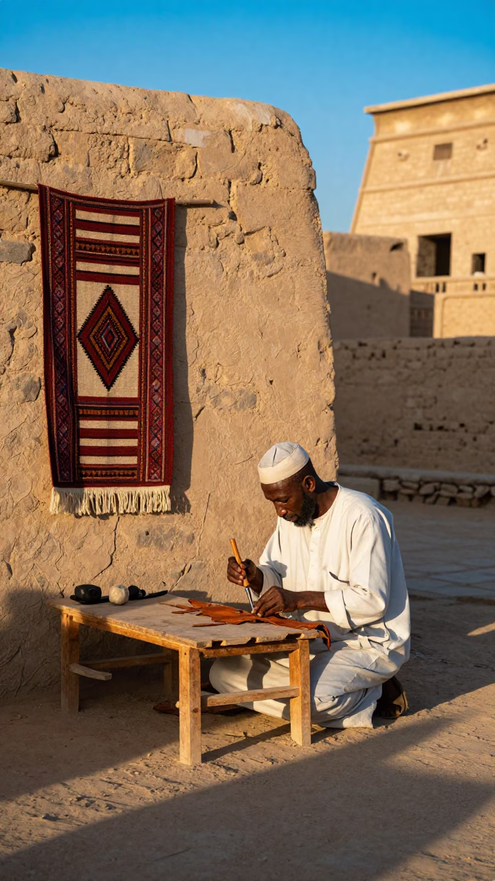 Repairing Leather in Luxor in in Luxor, Egypt