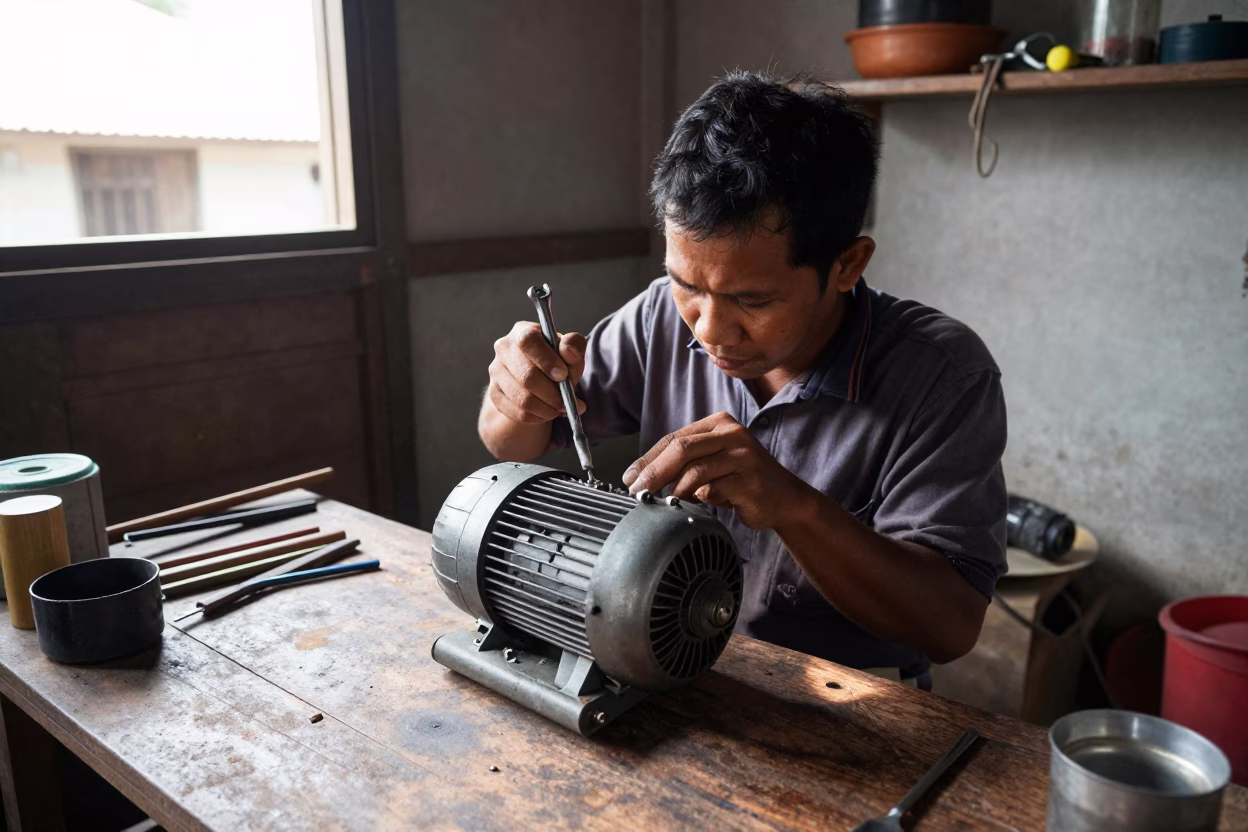 Repairing Motor in Yogyakarta in in Yogyakarta, Indonesia
