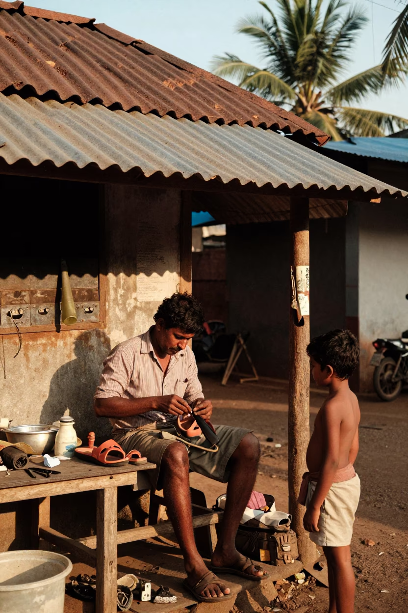 Repairing Sandals in Kochi in in Kochi, India