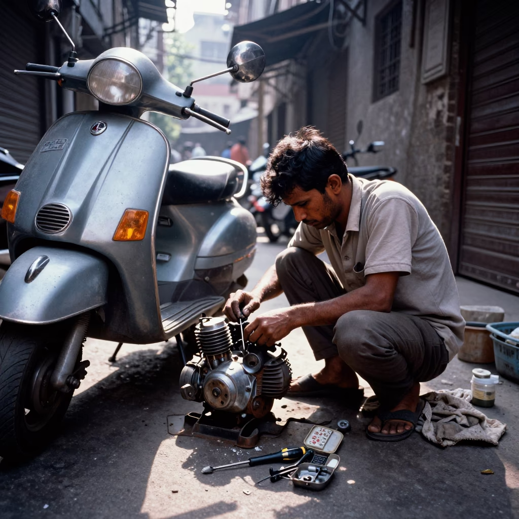 Repairing Scooter in Delhi in in Delhi, India