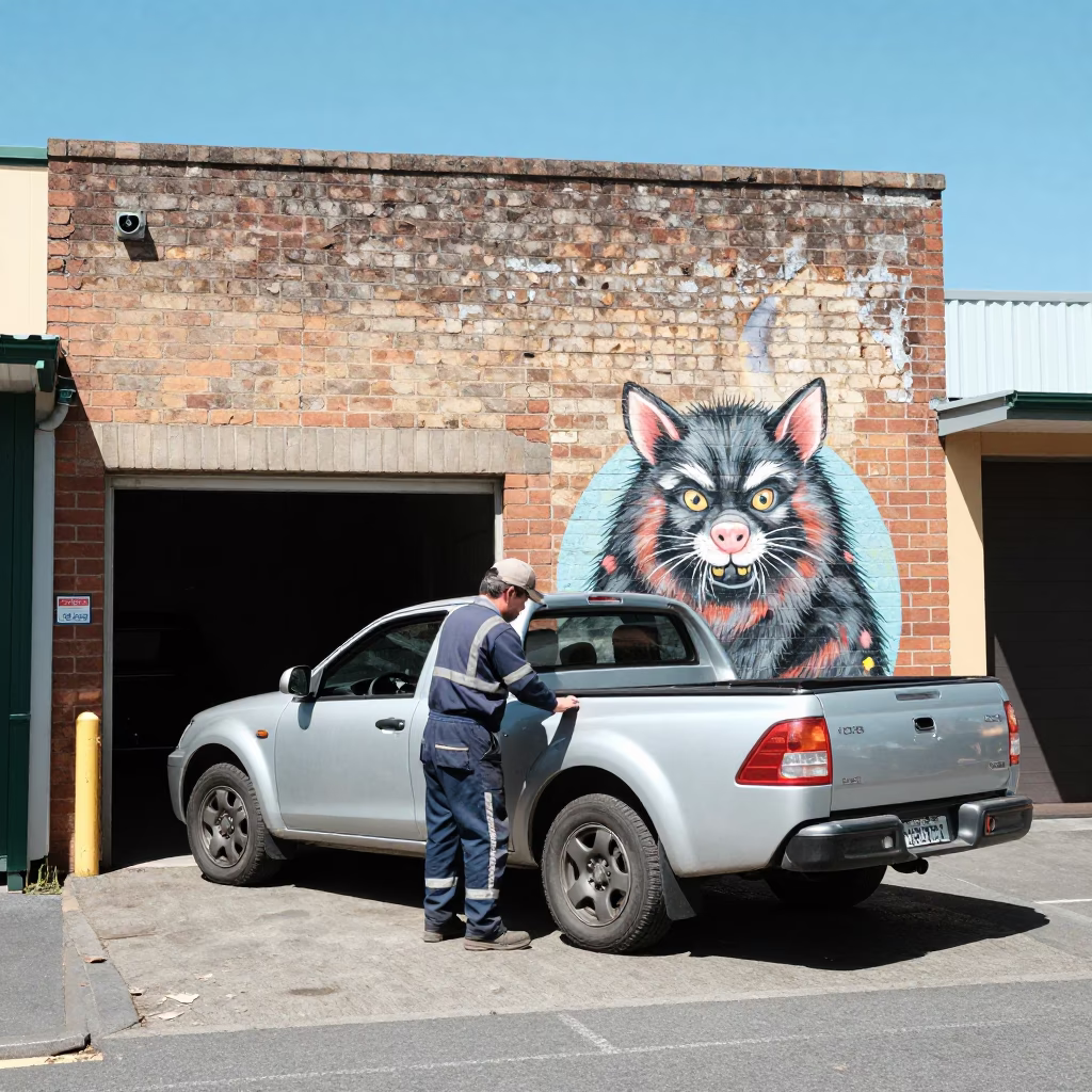 Repairing Ute in Hobart in in Hobart, Tasmania, Australia