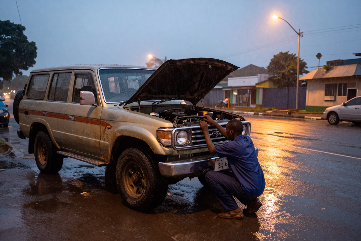 Repairing Vehicle in Accra in in Accra, Ghana