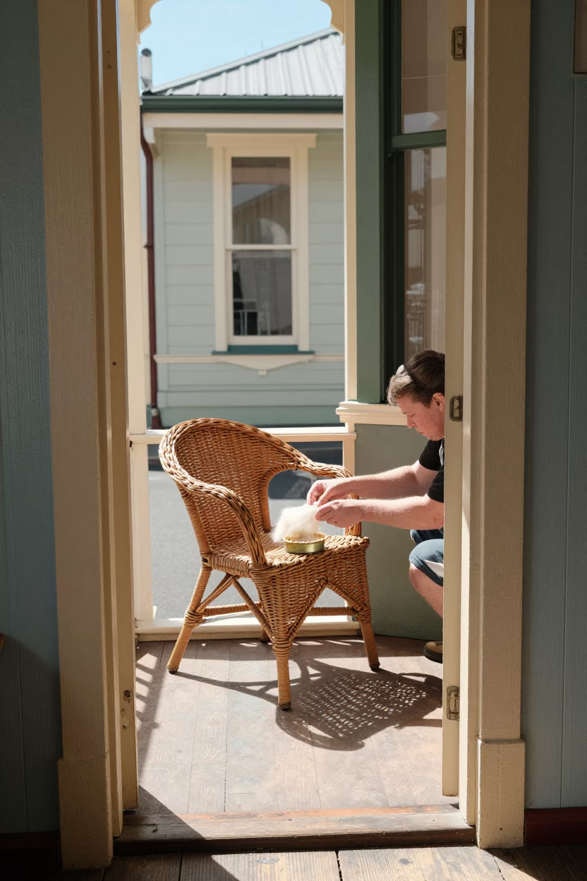 Repairing Wool in Hobart in in Hobart, Tasmania, Australia