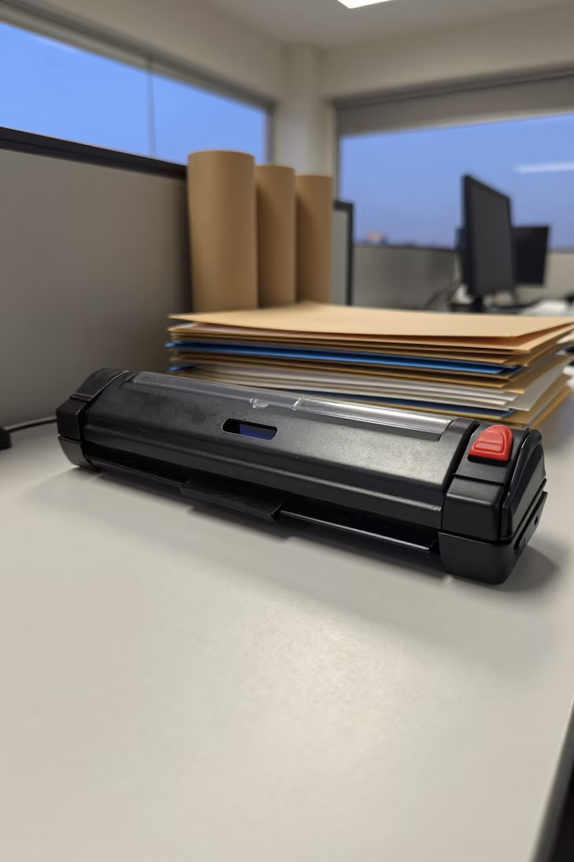 Repro Toner Key Rail in Basra Office in in an operations center under monitor glow in Basra