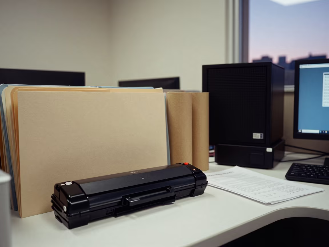 Repro Toner Key Rail Evening Office in inside an open-plan office bay in San Pedro de la Paz