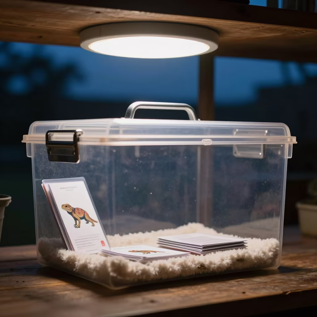 Reptile Care Station in Matola Adoption Room in inside an adoption room in Matola