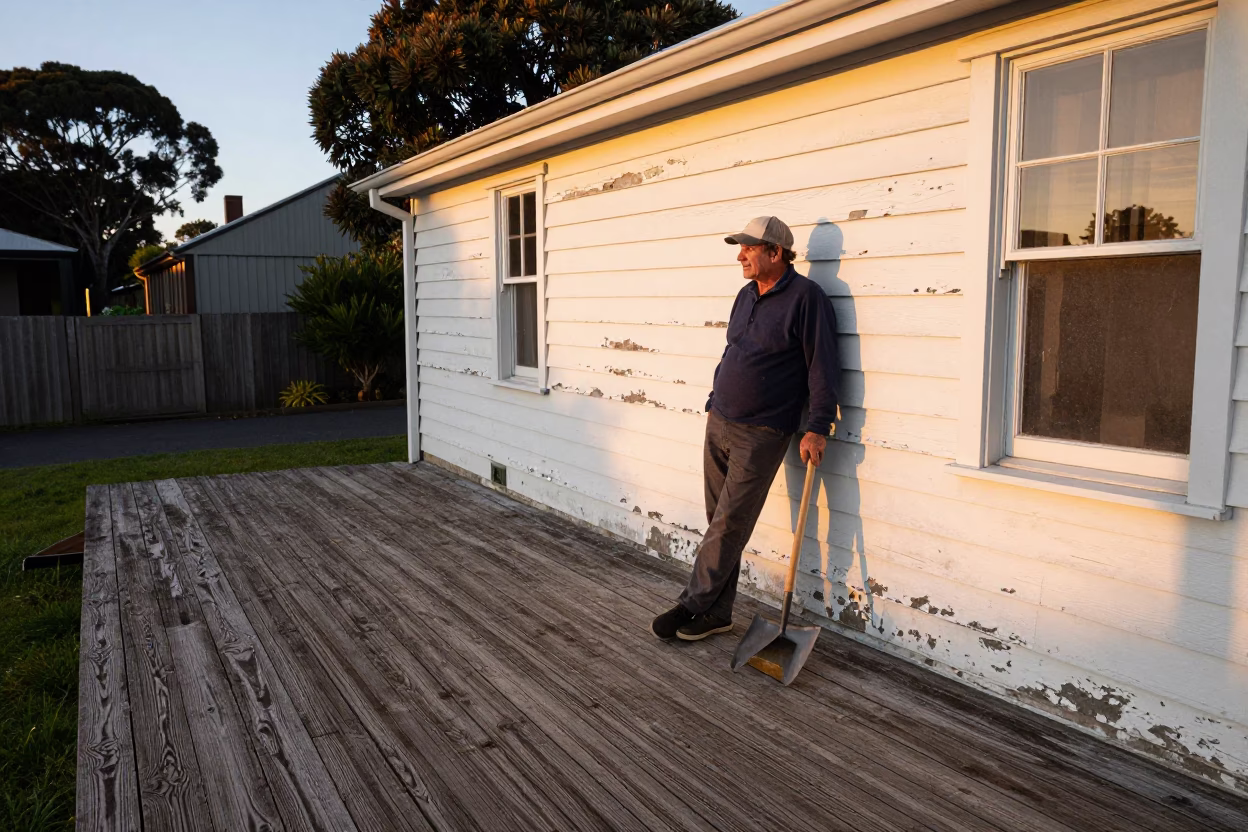 Resident at Evening Light in in Hobart, Tasmania, Australia