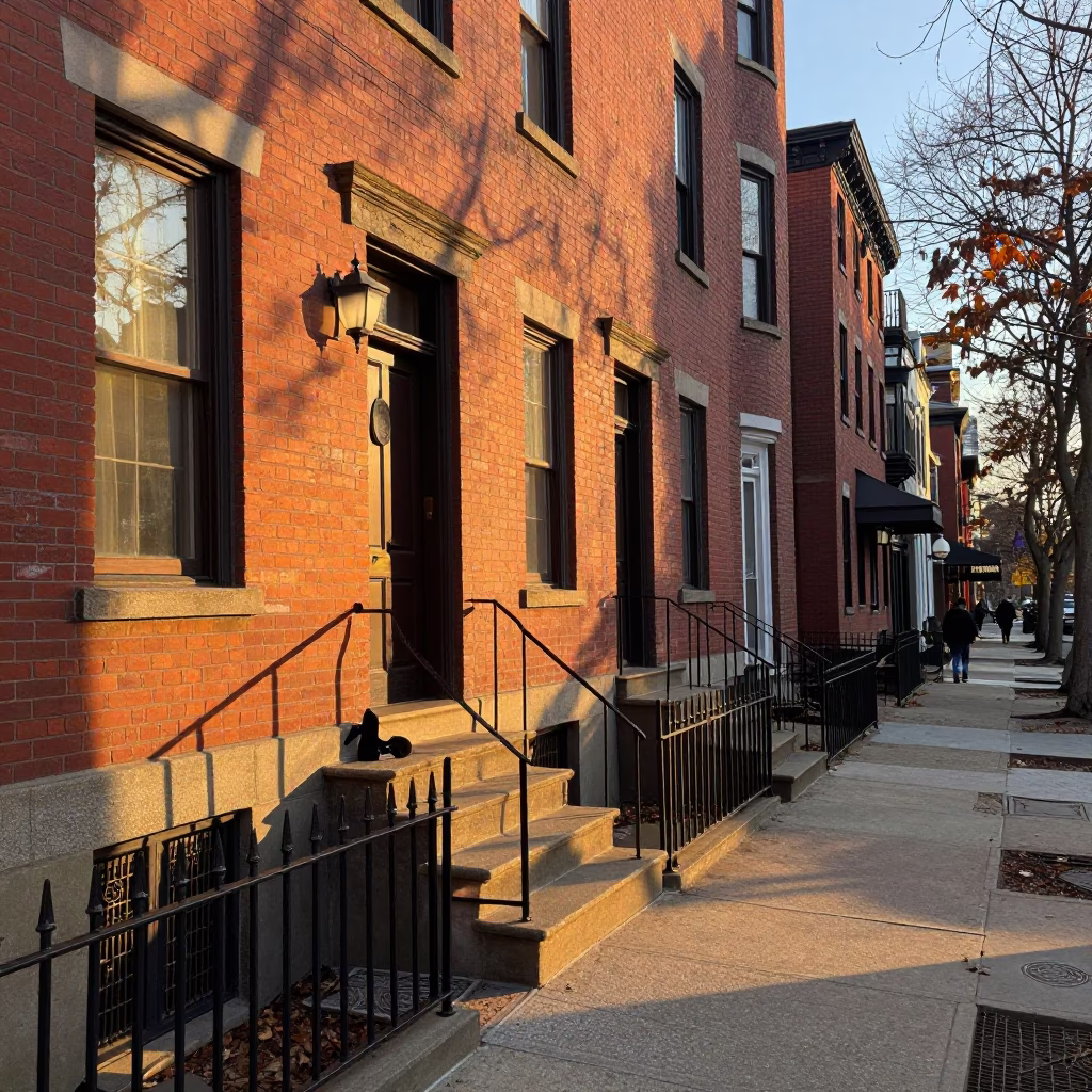Resident in Boston at Golden Hour in in Boston, Massachusetts, United States