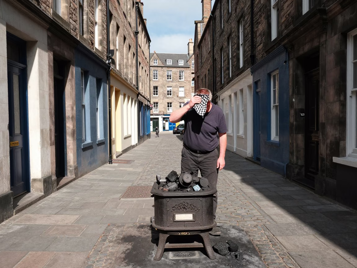 Resident in Edinburgh at Flat Noon Light in in Edinburgh, United Kingdom