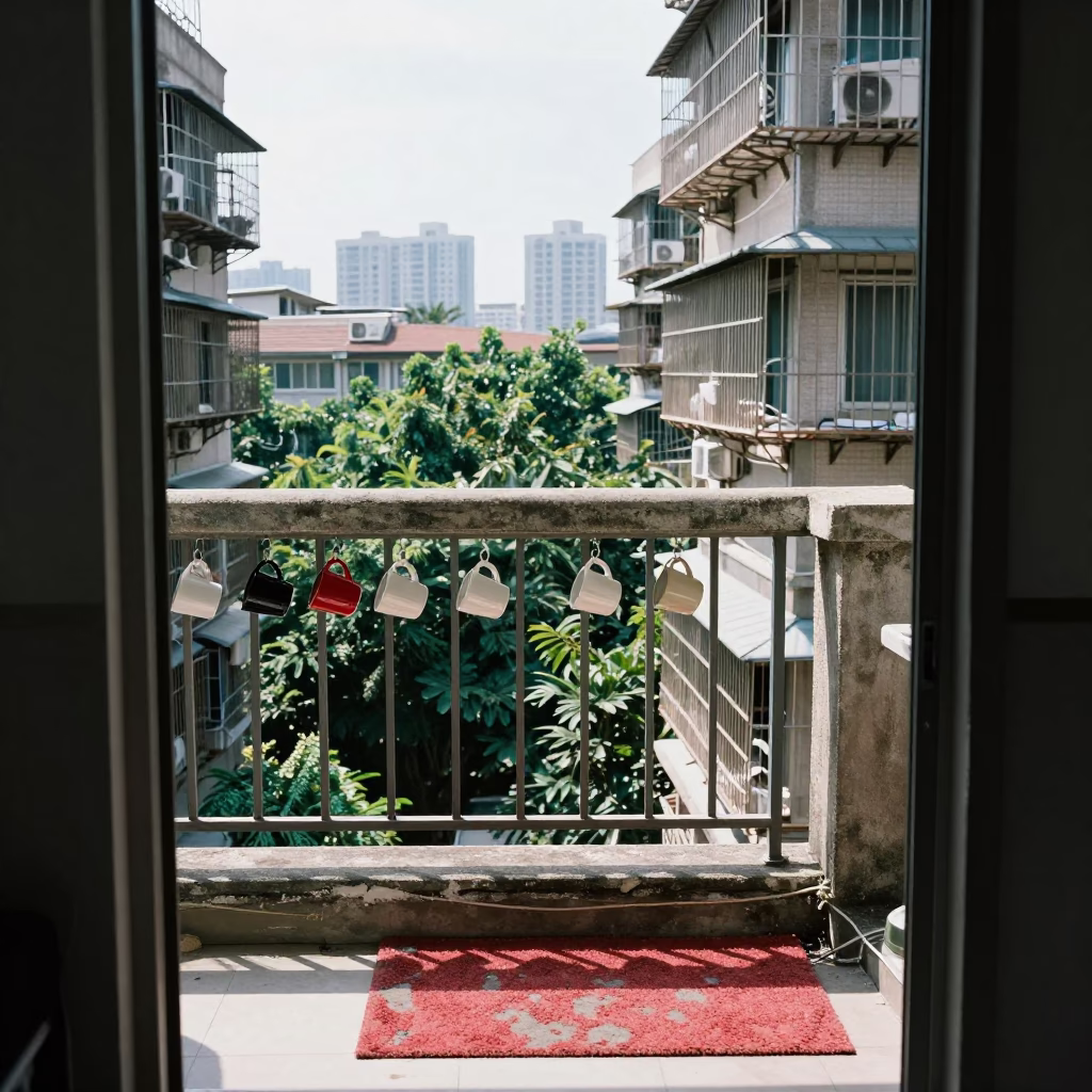 Residential Balcony in Kaohsiung in in Kaohsiung, Taiwan