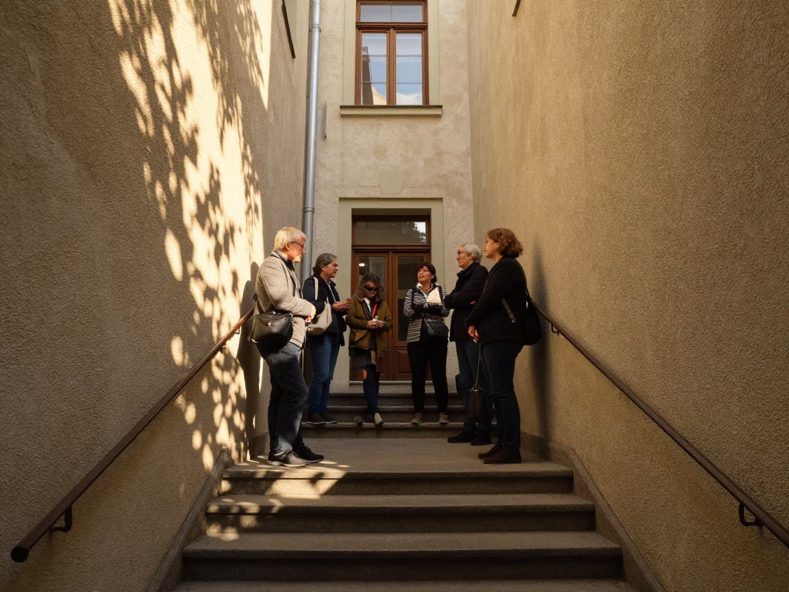Residents Pausing in Vienna in in Vienna, Austria