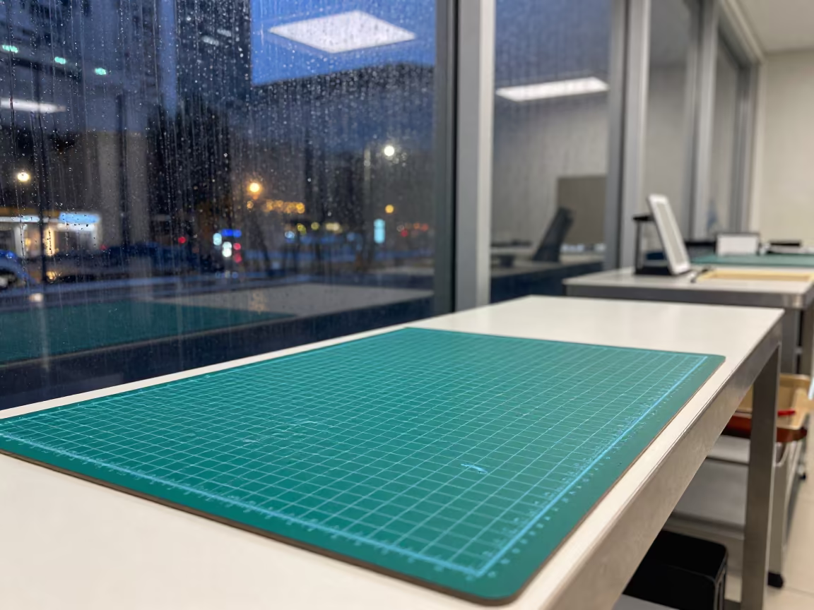 Retail Cutting Mat in Port Elizabeth Fitting Room in inside a fitting room corridor in Port Elizabeth