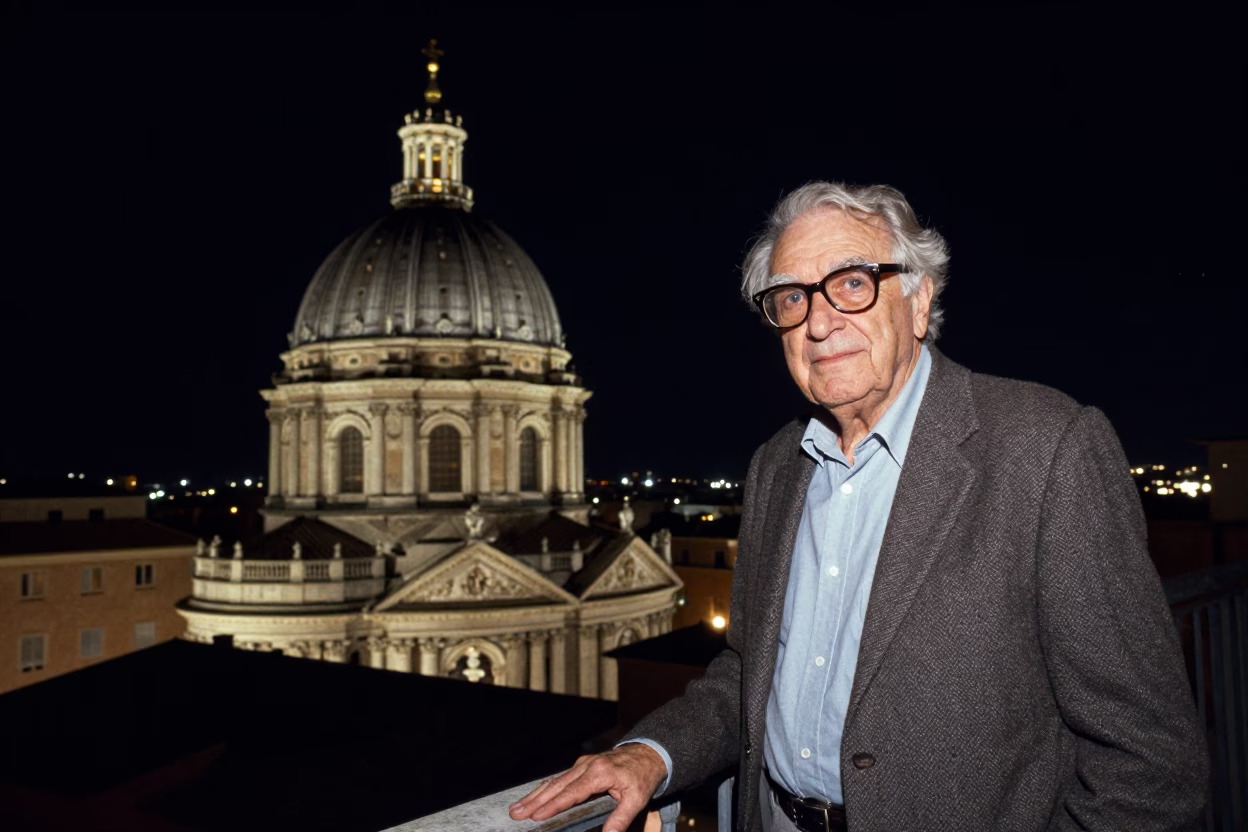 Retired Astronomer in Naples at The Deepest Night Sky Light in in Naples, Italy