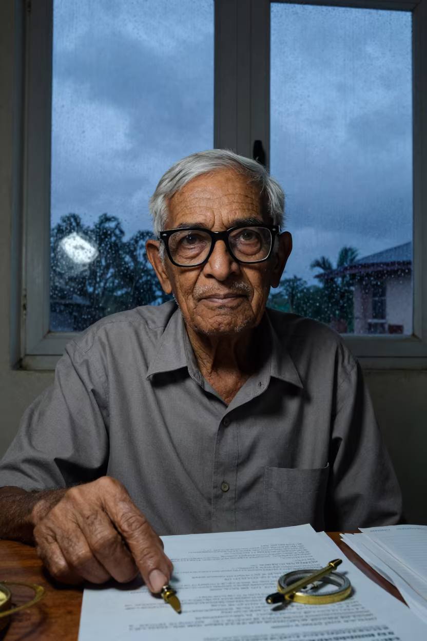 Retired Astronomer in Kaduna Twilight in in Kaduna