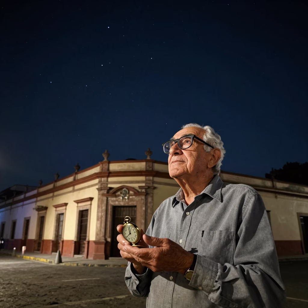 Retired Astronomer Stargazing in Guadalajara Night Sky in in Guadalajara, Mexico