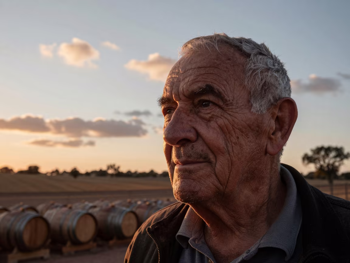 Retired Distiller Sunset Portrait Temperley in in Temperley