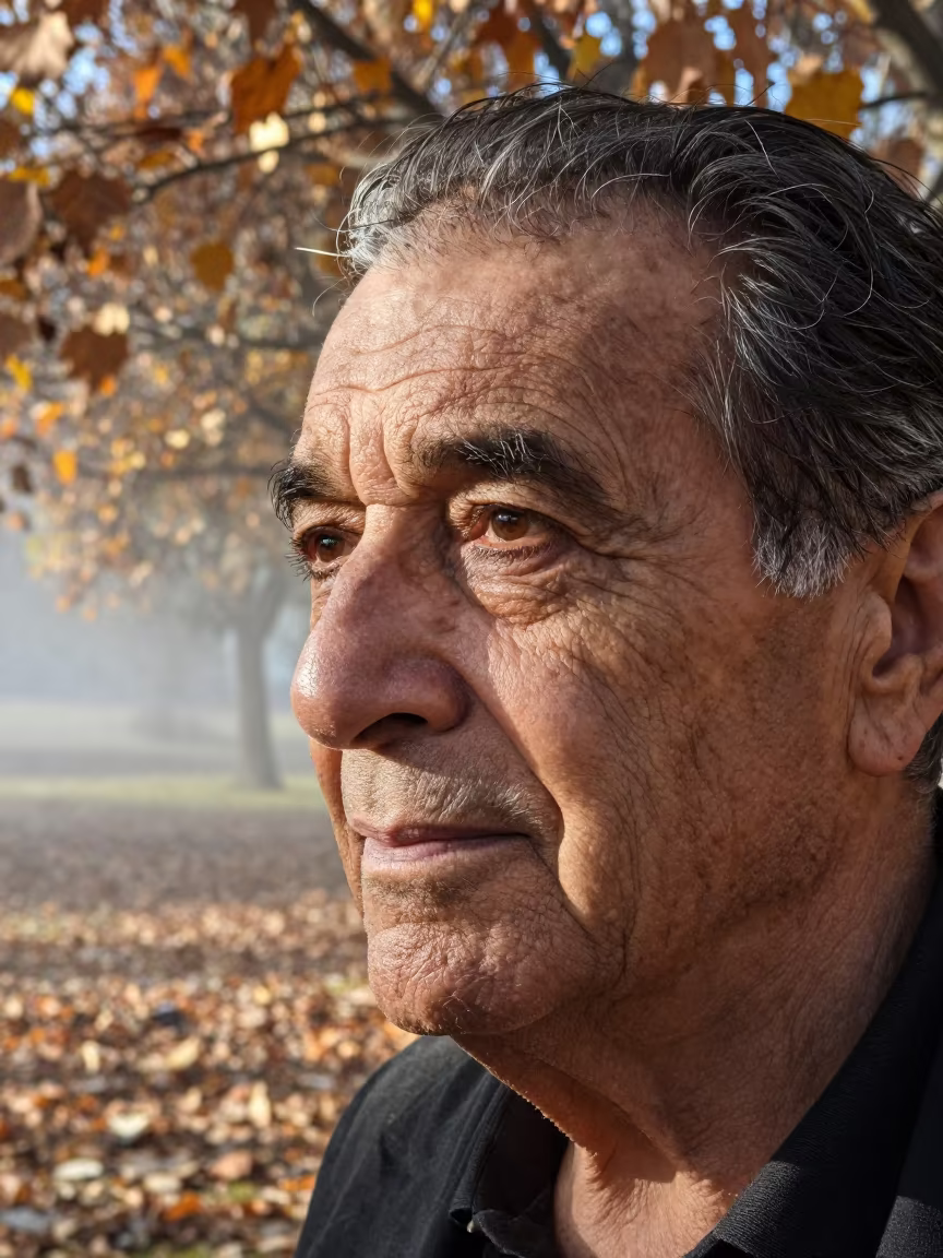 Retired Opera Singer Near Taza in Late Autumn in near Taza