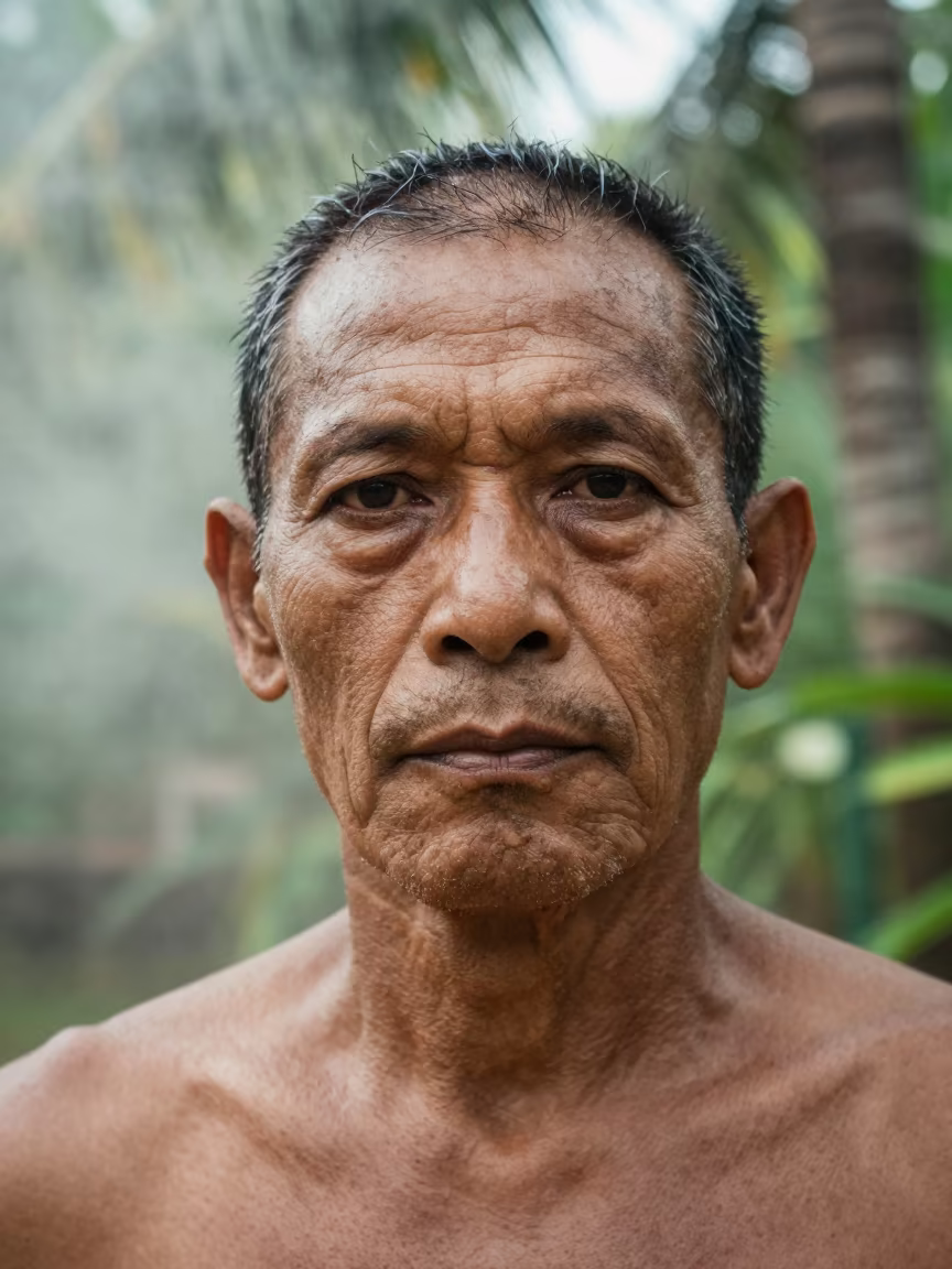 Retired Opera Singer Portrait in Machiques in in Machiques