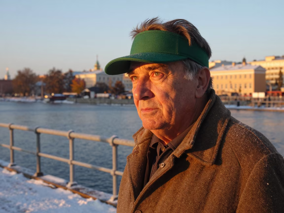 Retired Pit Boss Green Visor Shadow Moscow Harbor in at a harbor edge in Moscow