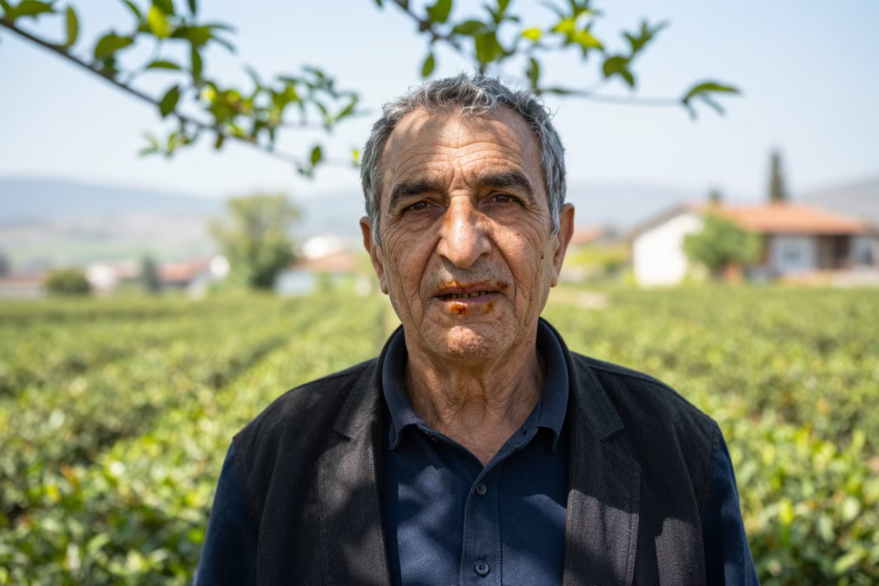 Retired Tea Taster Trabzon Portrait in in Trabzon