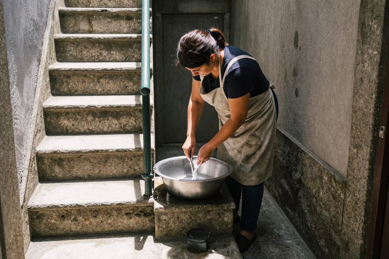 Rinsing Basin in Porto in in Porto, Portugal