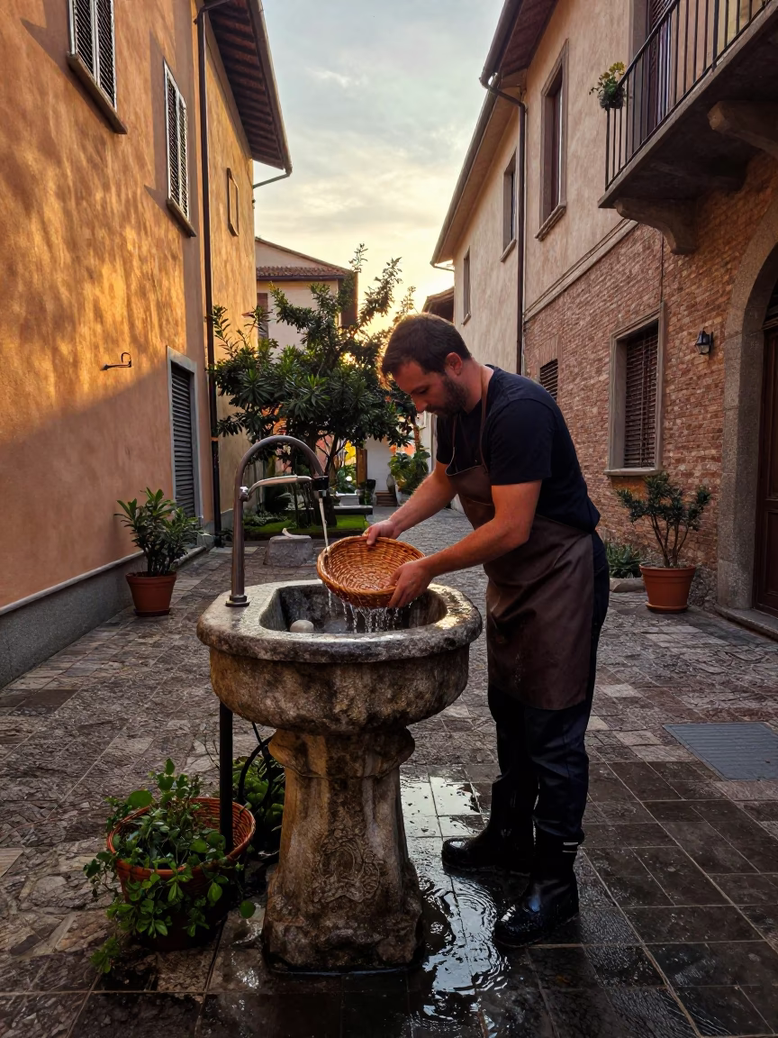 Rinsing Basket in Milan in in Milan, Italy