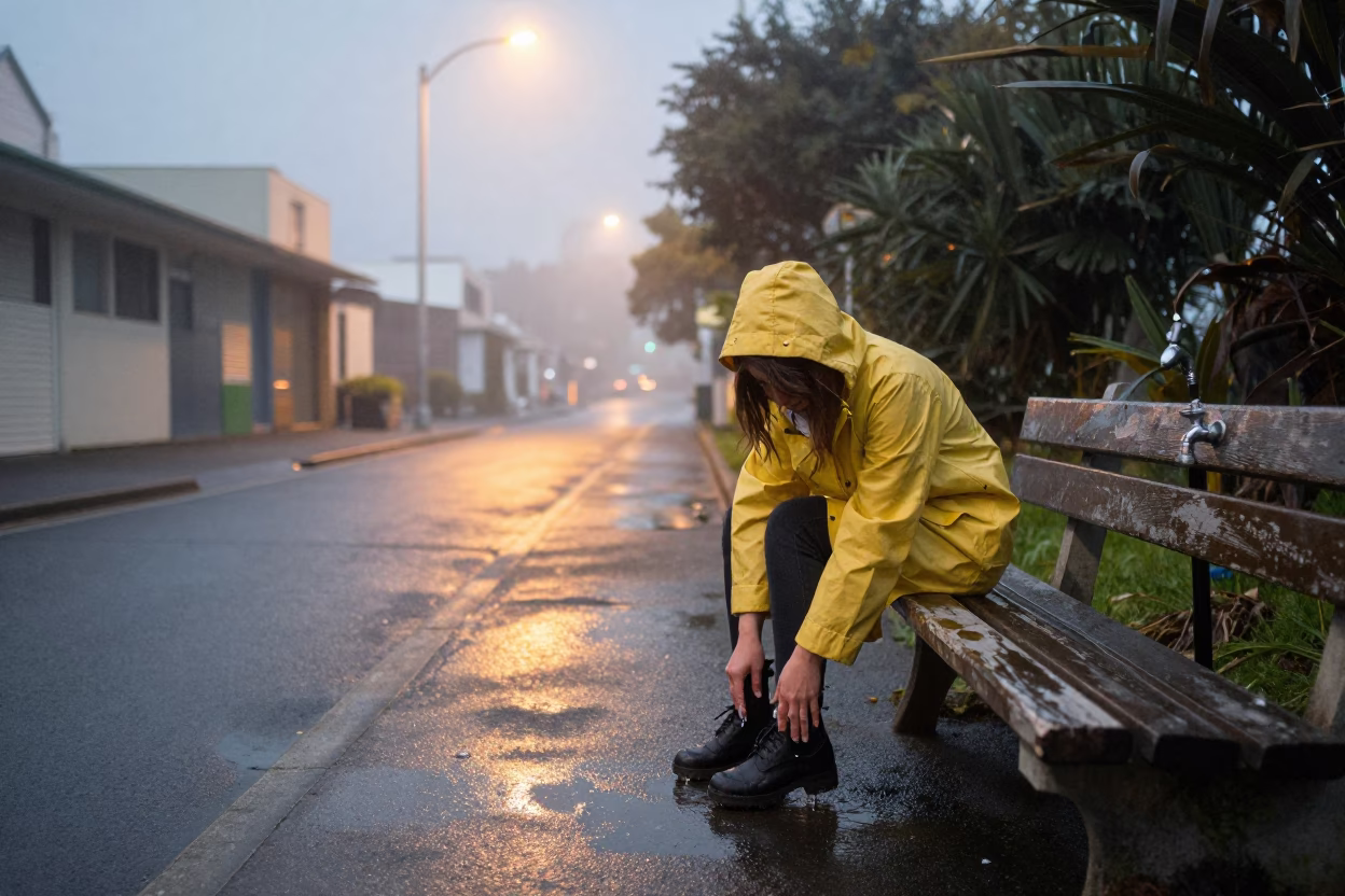 Rinsing Shoes in Auckland in in Auckland, New Zealand