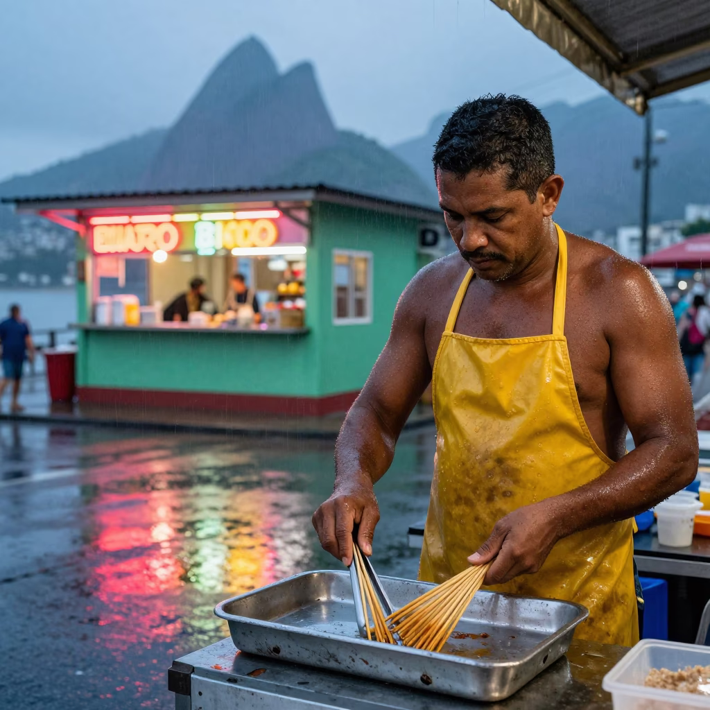 Rio De Janeiro Measuring Skewers in in Rio de Janeiro, Brazil