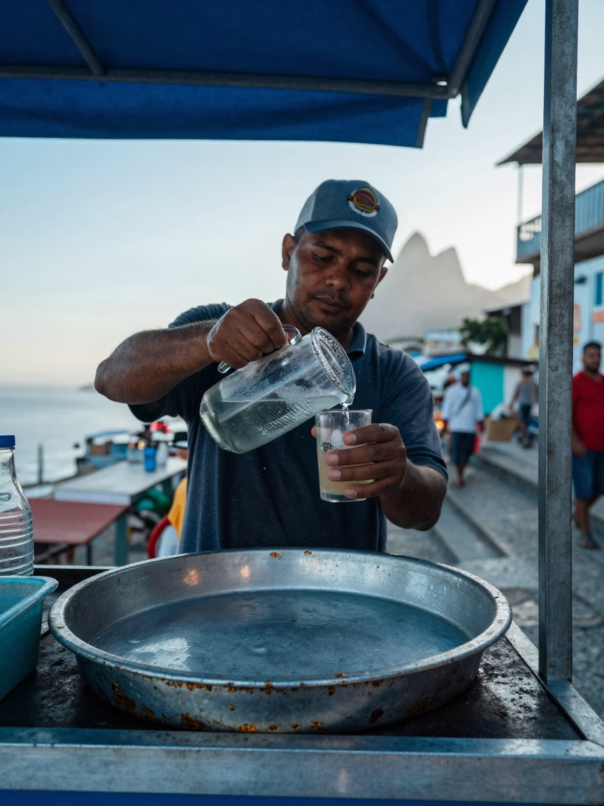 Rio De Janeiro Preparing Drinks in in Rio de Janeiro, Brazil