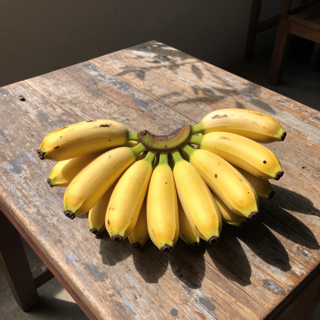 Ripe Yellow Bananas in Denpasar in in Denpasar, Indonesia