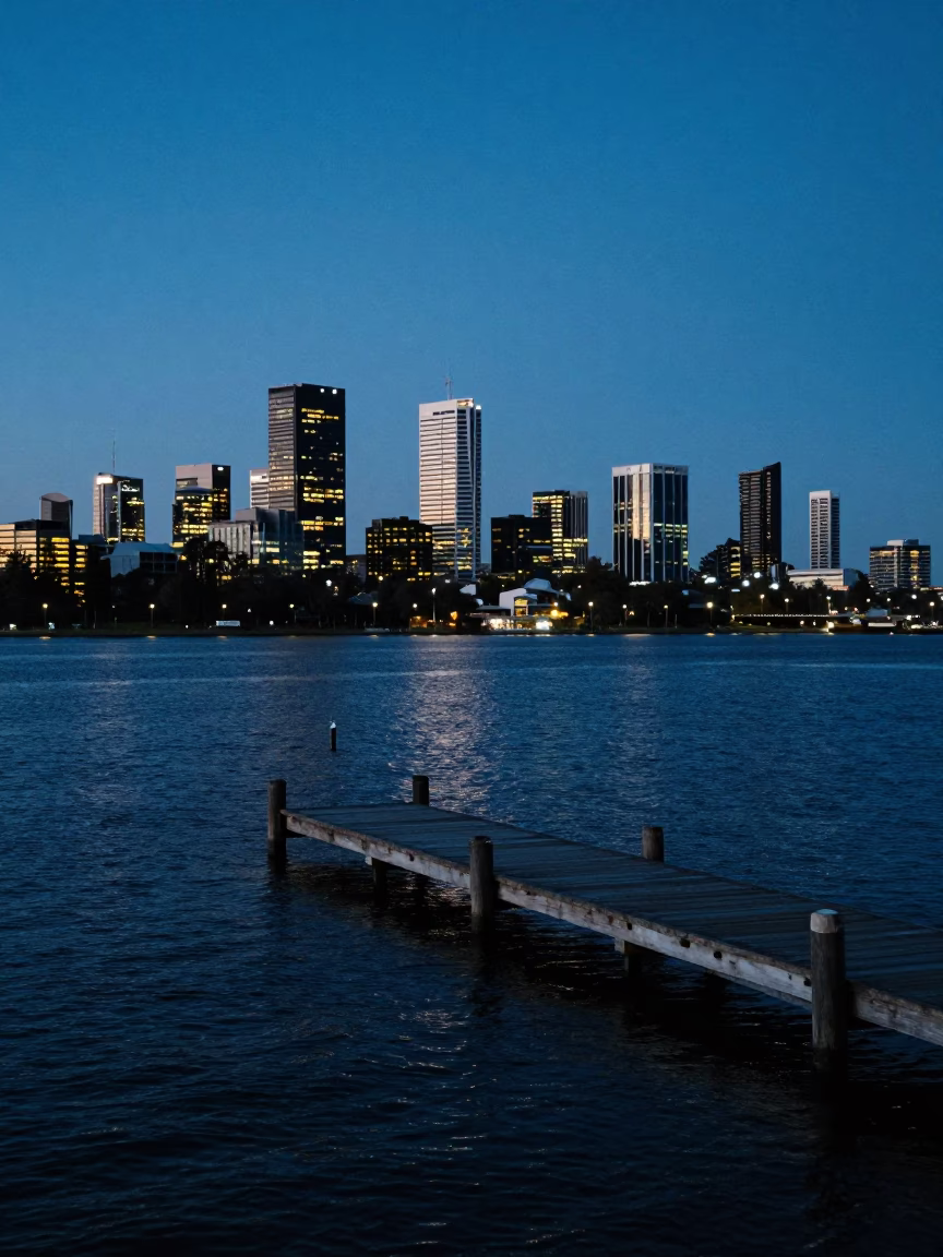 River View in Perth in in Perth, Western Australia, Australia