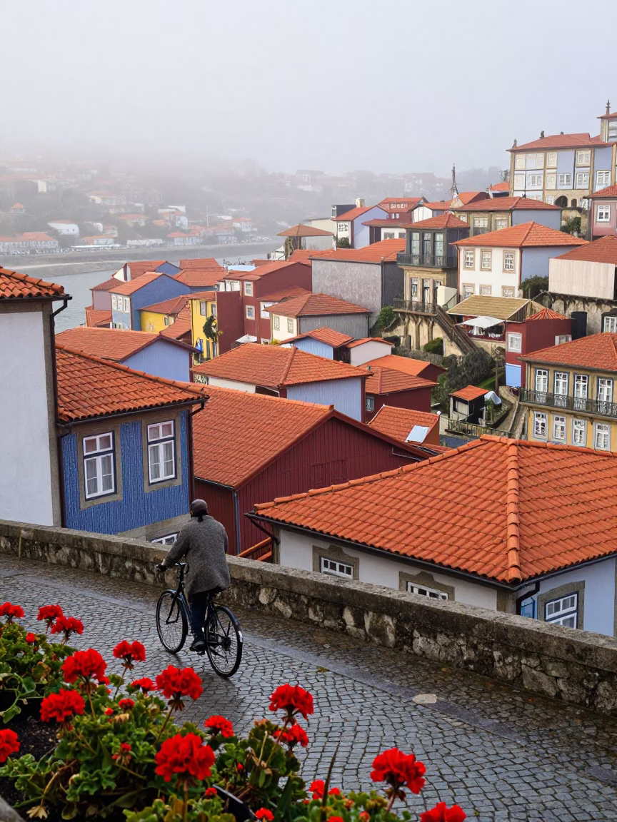 Riverside District in Porto in in Porto, Portugal