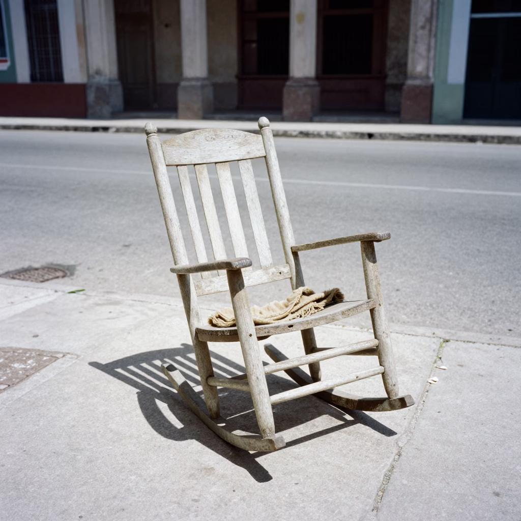 Rocking Chair in Havana in in Havana, Cuba