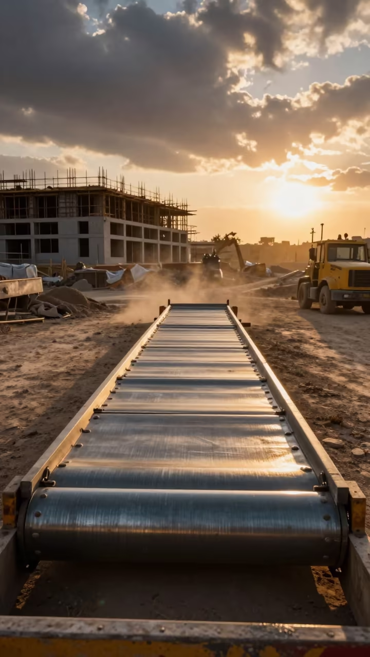 Roller Tray Before Facade Walk in in Iraq