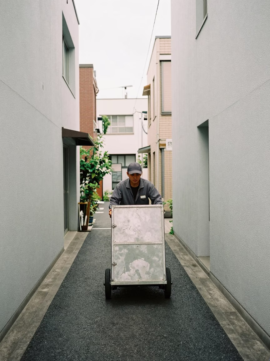 Rolling Cart in Tokyo in in Tokyo, Japan