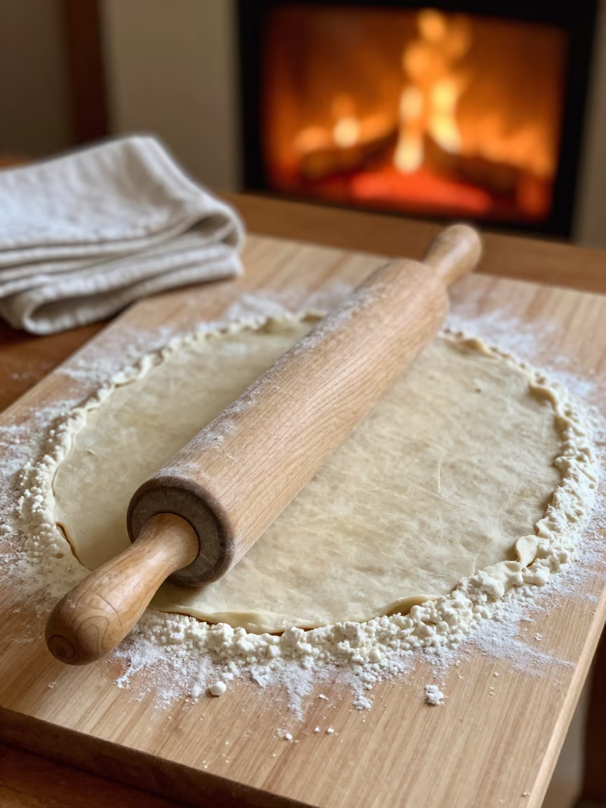 Rolling Pin Flour Dusting Malatya Midnight in on a bedside table near Malatya