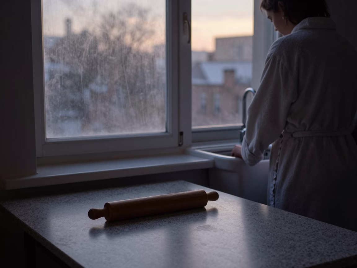 Rolling Pin in Liverpool at The Still Hours Before Dawn Light in in Liverpool, United Kingdom