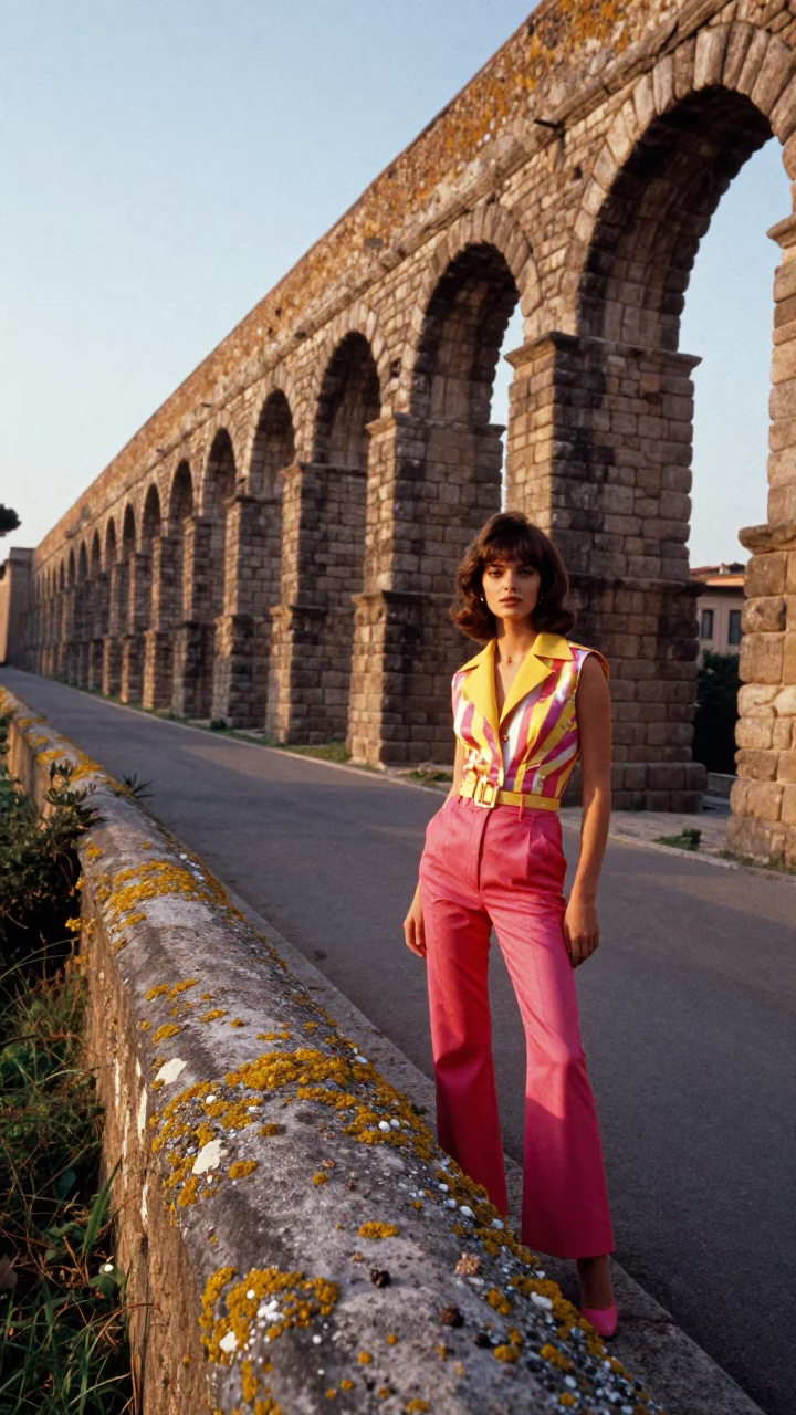 Rome Fashion Editorial at The Late Morning Light in in Rome, Italy