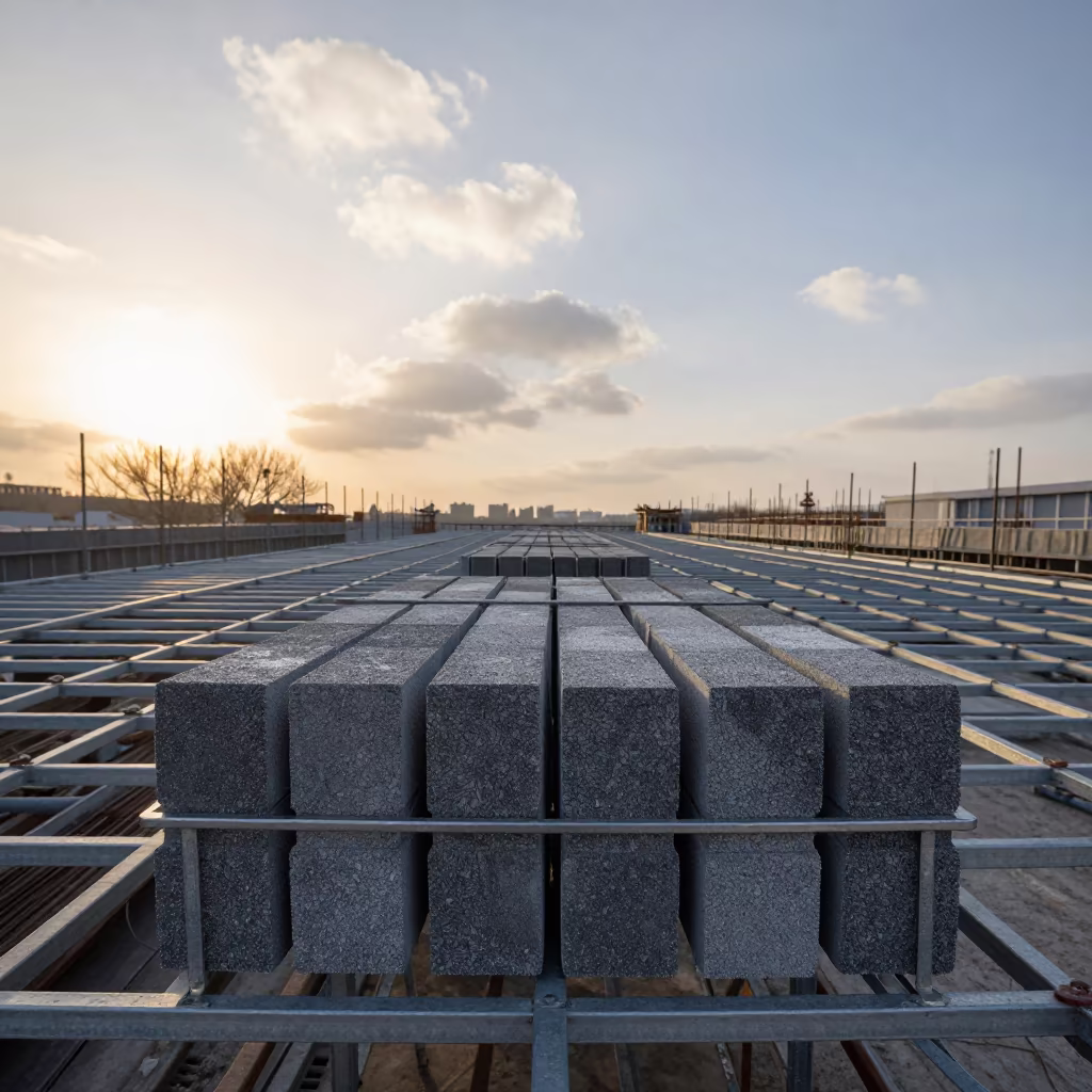 Roof Core Sample Jar Box on Dalian Scaffold in along a scaffolded facade in Dalian