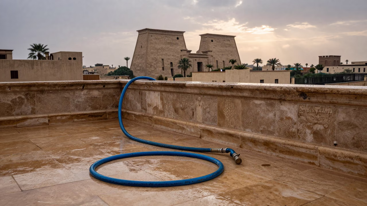 Rooftop Terrace in Luxor in in Luxor, Egypt