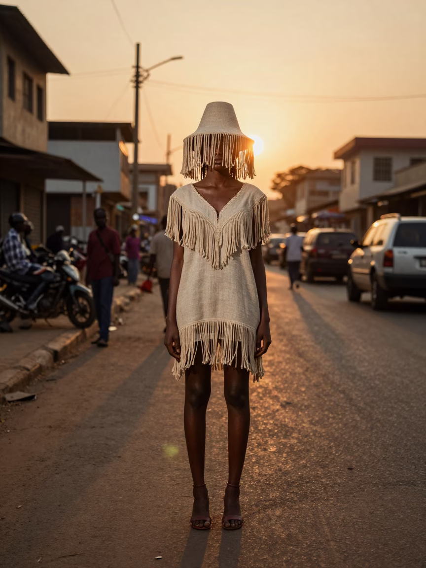 Rope Accessories in Accra at As The Sun Drops Toward The Horizon in in Accra, Ghana