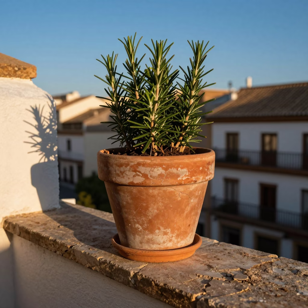 Rosemary Plant in Granada in in Granada, Spain