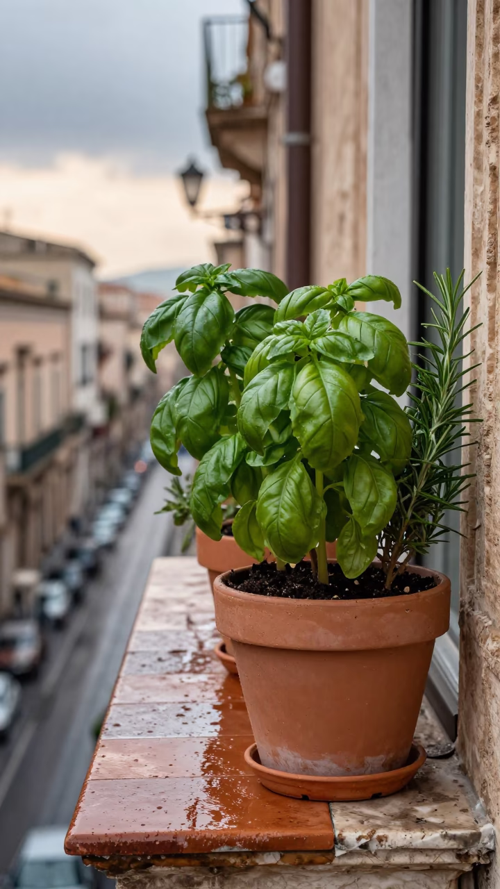 Rosemary Plants in Palermo in in Palermo, Italy