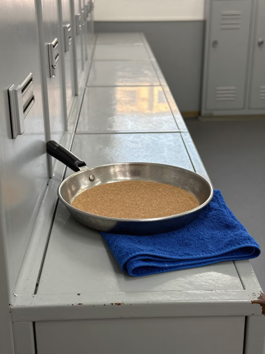 Rosin Cleanup Pan in Diyarbakır Strength Room in inside a strength room in Diyarbakır