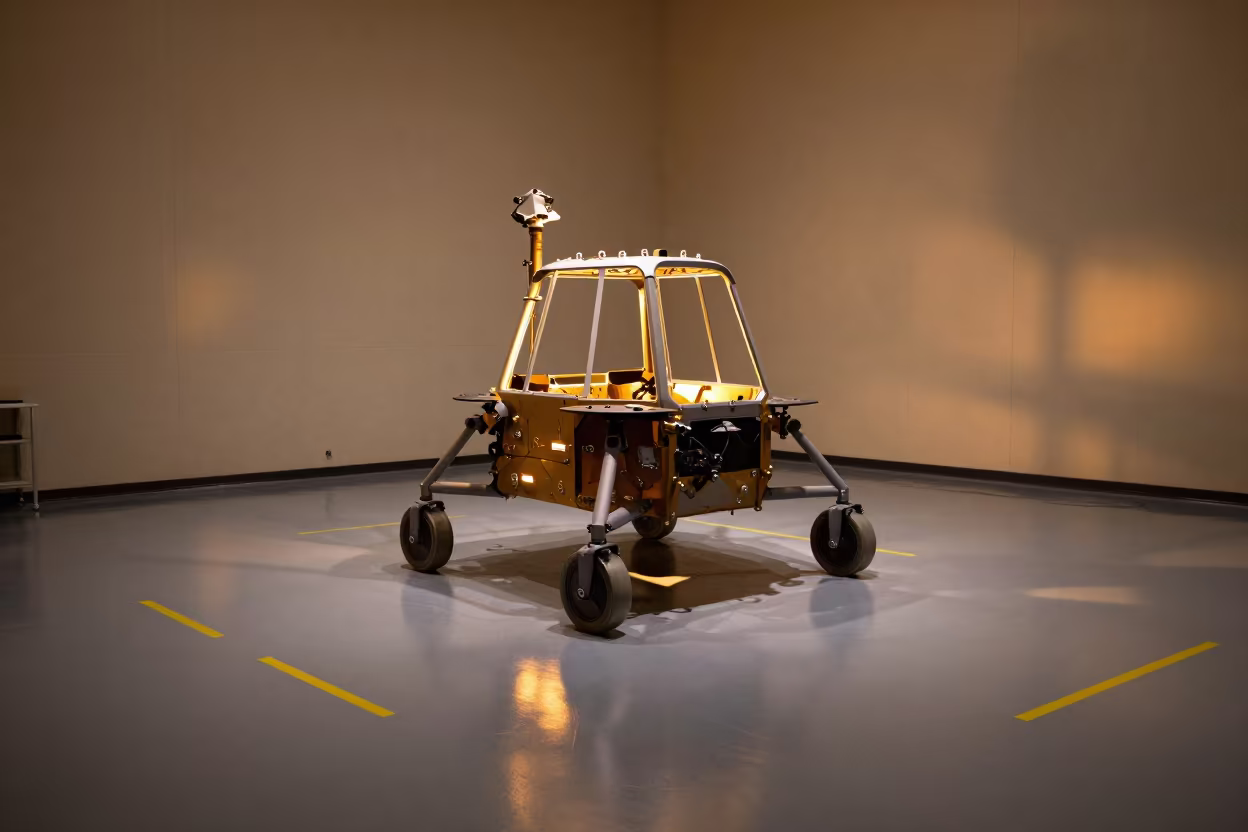 Rover Prototype in Clean Room Chipata in inside a clean room in Chipata (Fort Jameson)