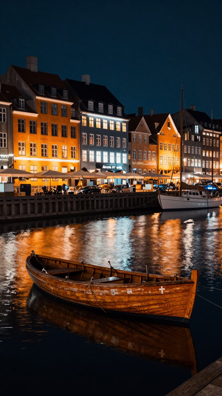 Rowing Boat in Copenhagen in in Copenhagen, Denmark