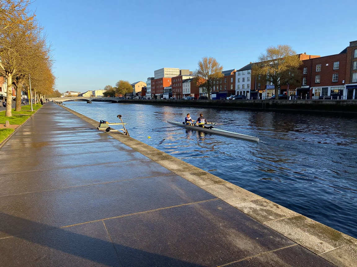 Rowing Boat in Dublin in in Dublin, Ireland