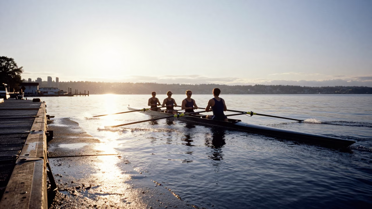 Rowing Crew in Seattle in in Seattle, Washington, United States
