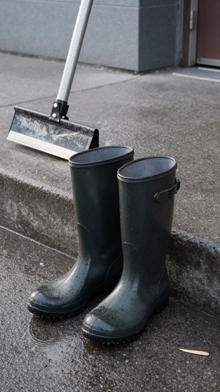 Rubber Boots in Vancouver in in Vancouver, British Columbia, Canada